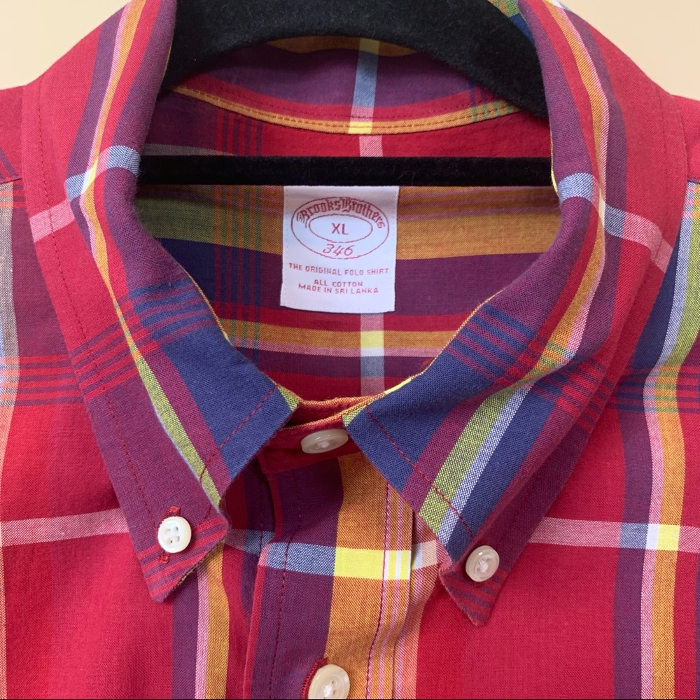 Brooks Brothers Plaid Button Down Shirt - Picture 3 of 8